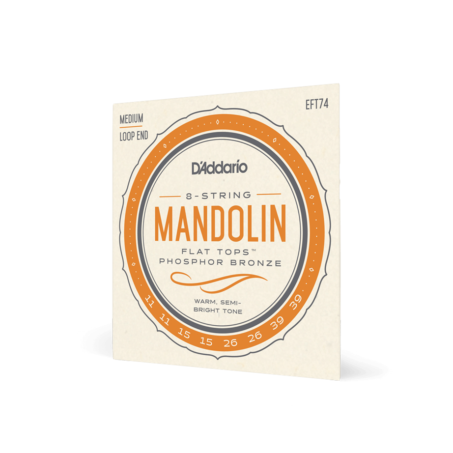 D'Addario Mandolin Family EJ62 80 20 Bronze Mandolin Strings