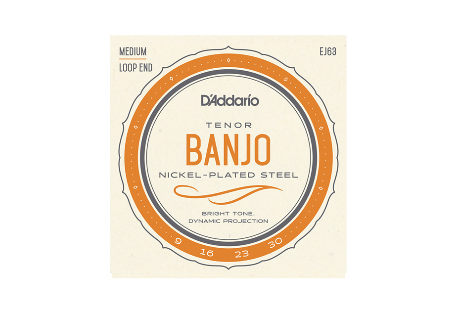 D'Addario EJ63 Tenor Nickel 009-030 Banjo strings