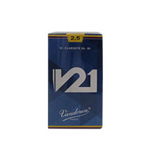 Vandoren V21 2.5 10-Un Clarinet Reed Bb