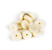 Fender Strap Button Felt Washers White