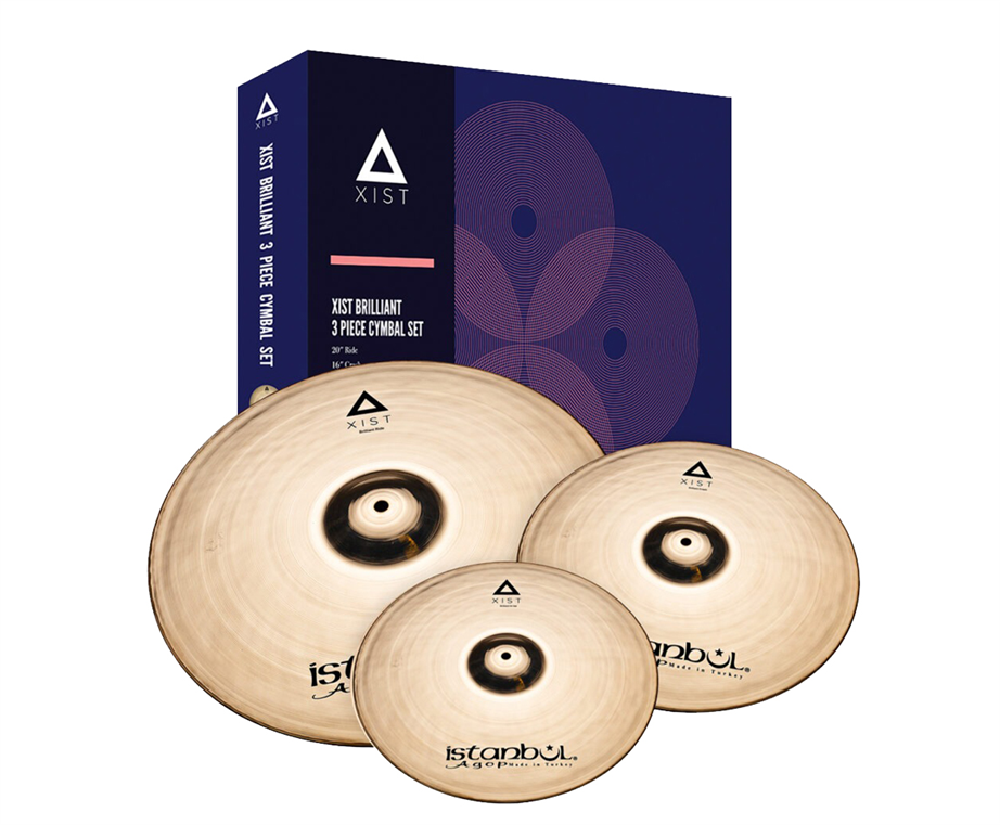 Conjunto de Platos Istanbul Agop Xist Set 14HH/16CR/20RD con Estuche
