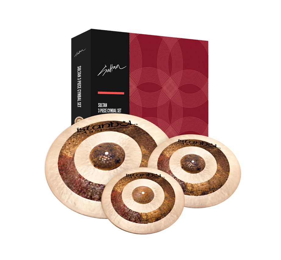 Istanbul Agop Sultan 14HH/16CR/20RD+Case Cymbal Set