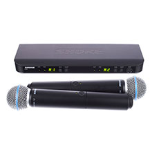 Shure BLX288/BETA58 Dual Wireless Handheld Microphone