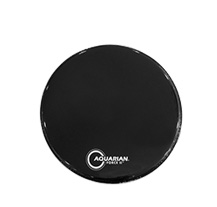 Aquarian FR22BK Force II 22" Black Bass Drum head