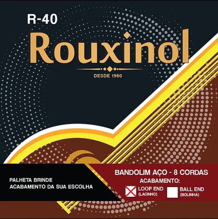 Rouxinol R40 loop end 010-037 Mandolin String Set