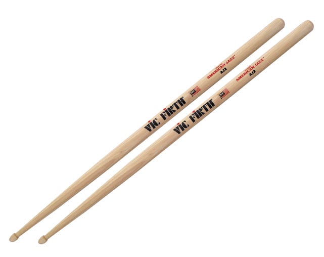 Vic Firth American Jazz AJ2 Wood Tip Drumsticks (Pair)