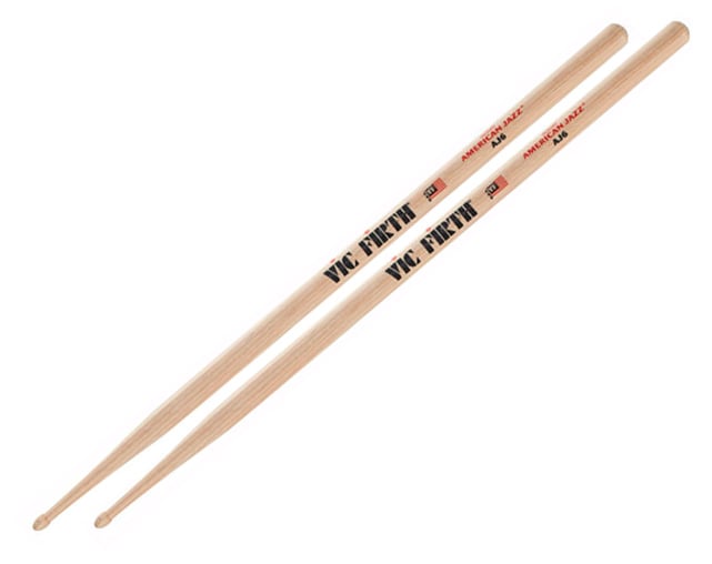 Vic Firth AJ6 American Jazz Wood Tip Drumsticks (Pair)
