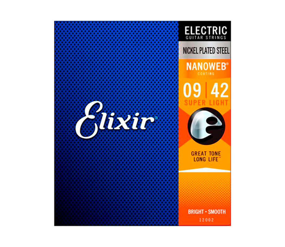 Elixir 12002 Nanoweb Coated 009-042 Electric guitar strings