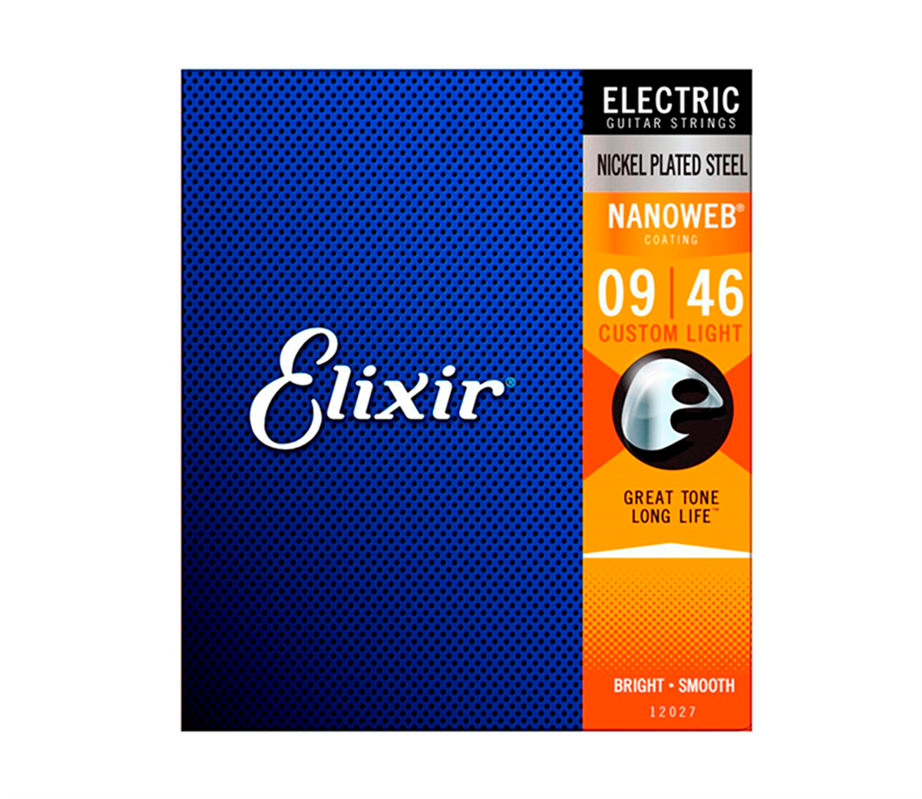 Elixir 12027 Nanoweb coated 009-046 Electric guitar strings