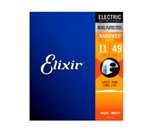 Elixir 12102 Nanoweb Coated 011-049 Electric guitar strings