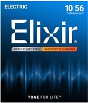 Elixir 12057 Nanoweb Coated 7 strings 010-056 Electric guitar strings