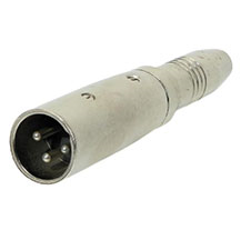 Alpha Audio 191612 XLR M/Jack F stereo Adapter Plug