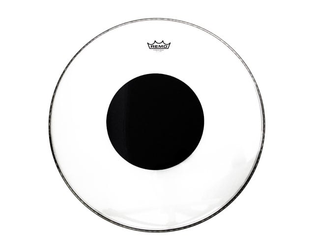 Remo P3132210 Powerstroke Clear Black Dot 22" Bass Drum Head