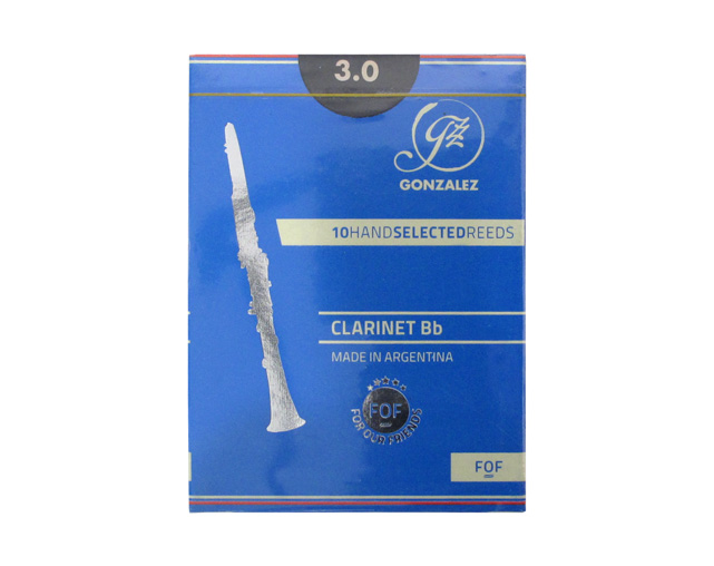 Gonzalez FOF 3.0 Bb Clarinet Reed