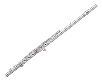Pearl Quantz PF-505 EUS Flute - Silver | Ludimusic