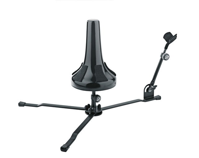K&M 151/4 Frech Horn Stand Black