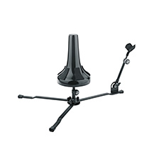 K&M 151/4 Frech Horn Stand Black