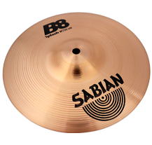 Prato Splash Sabian Serie B8 10" com Suporte