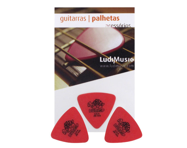 Jim Dunlop Tortex Triangle Red 0.50mm Picks