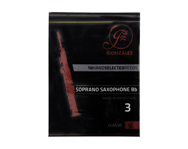 Palheta Sax Soprano Gonzalez Classic 3.0
