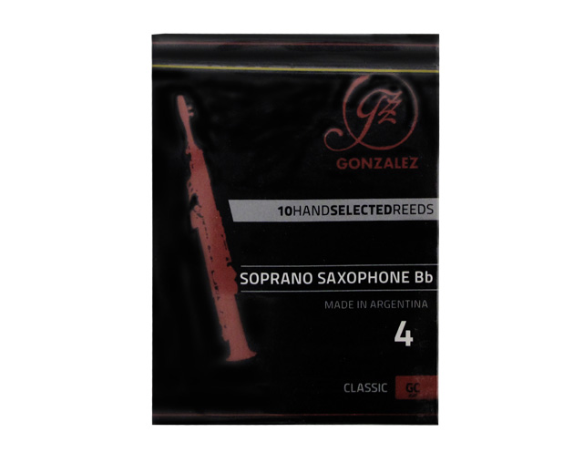 Palheta Sax Soprano Gonzalez Classic 4.0