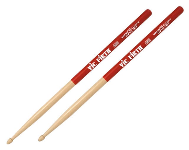 Vic Firth American Classic 5B Grip Wood Tip Drumsticks (2 pair)