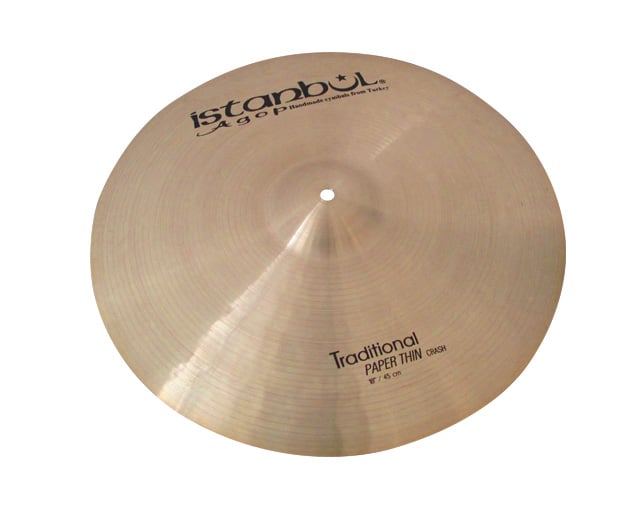 Platillo Crash Istanbul Agop Traditional Paper Thin 18"