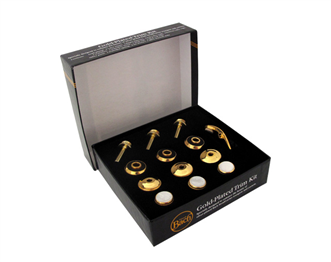 Bach 1811G Trumpet Bottom Valve Cap Gold Complete Kit | Ludimusic