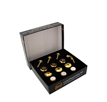 Botão pistão trompete Bach 1811G dourado kit completo standard weight
