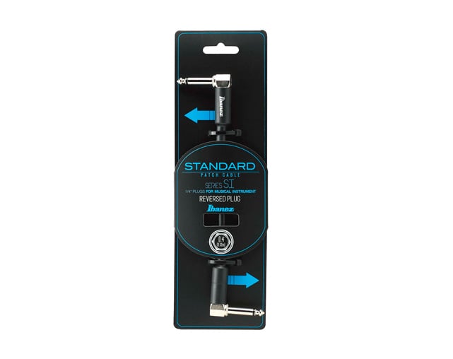 Cable de Instrumento Ibanez SI04PR 0,12 mts Negro