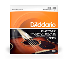 D'Addario EFT15 Flat Top 010-047 Acoustic Guitar String Set