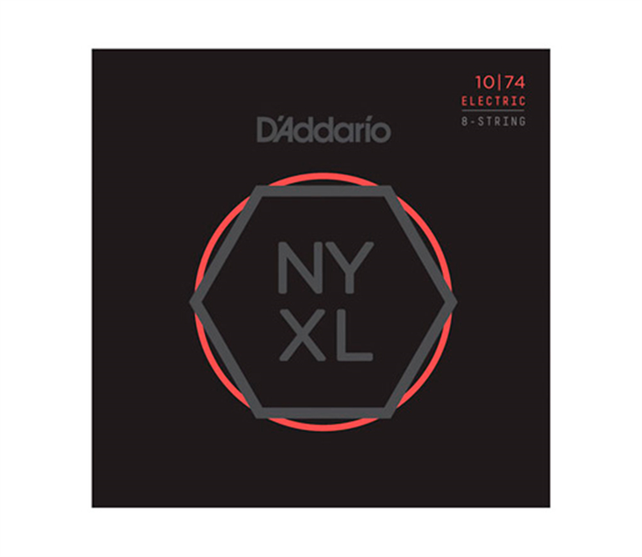 D'Addario NYXL1074 8 strings 010-074 Electric guitar strings