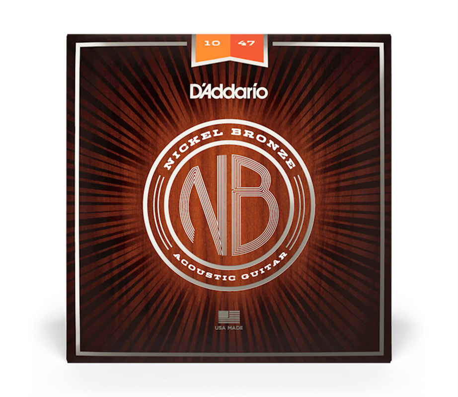 D'Addario NB1047 010-047 Acoustic Guitar String Set