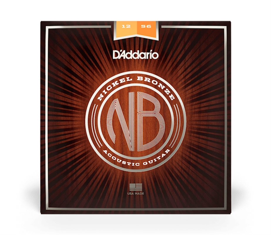 D'Addario NB1256 012-056 Acoustic Guitar String Set