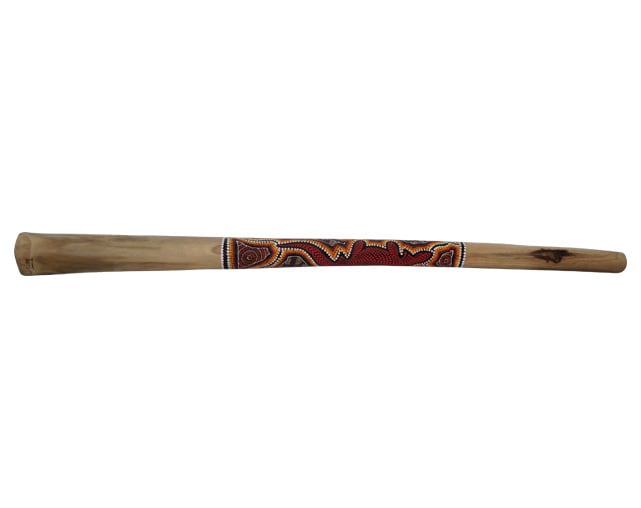 Kamballa 838606 Painted Teka Wood Didgeridoo