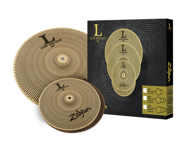 Conjunto de Pratos Zildjian LV38 Low Volume Hh13"+CrR18"