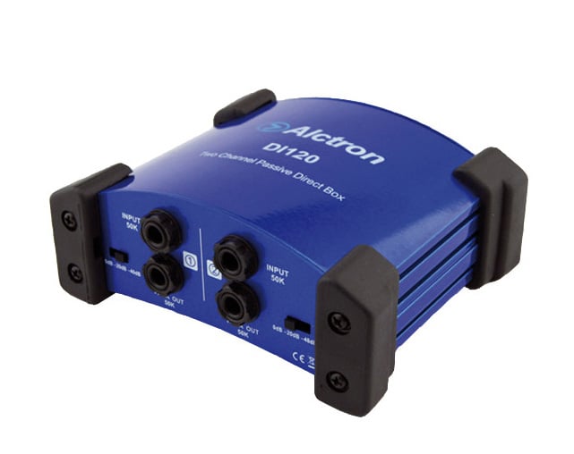 Alctron DI120B 2 2 passive channel D.I.Box