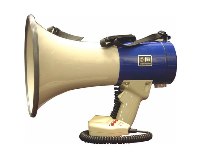PowerAcoustics Megapower 20R With handheld micro Megaphone