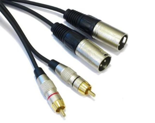 PowerAcoustics CAB2067 Double 2xRcaM/2xXlrM 6mt Audio cable