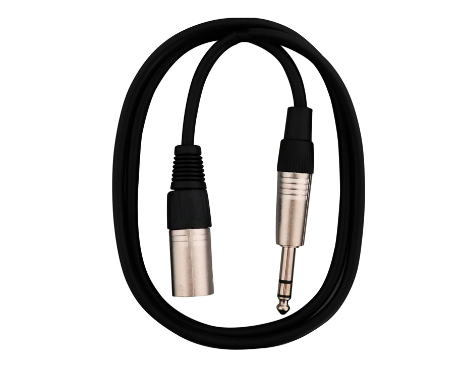 PowerAcoustics CAB2027 JackSt/XlrM 1mt Audio cable