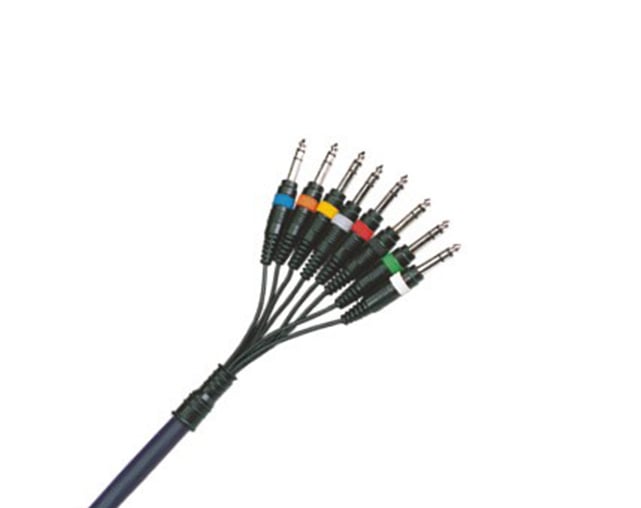 PowerAcoustics 2156 3mts 8xJackSt/8xJackSt Multicore Cable