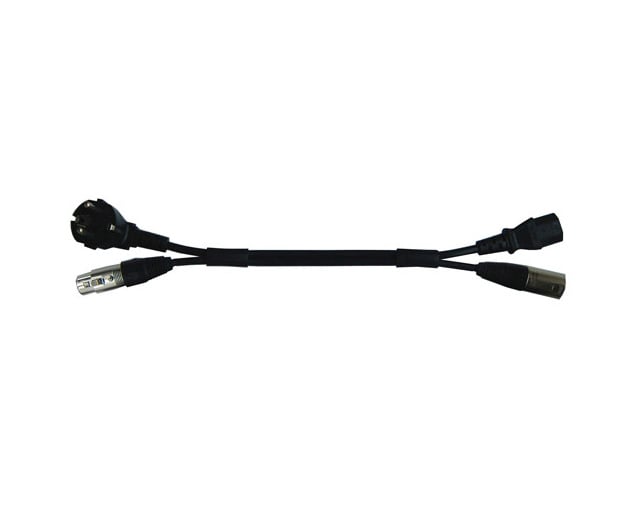 Cabo Alimentação/Sinal PowerAcoustics CAB2096 XLR/IEC 20mts