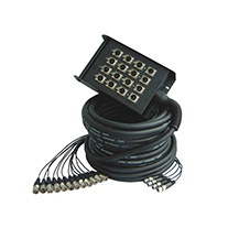 PowerAcoustics 2089 30mts 24InXlr/4OutXlr Stagebox Multicore Cable