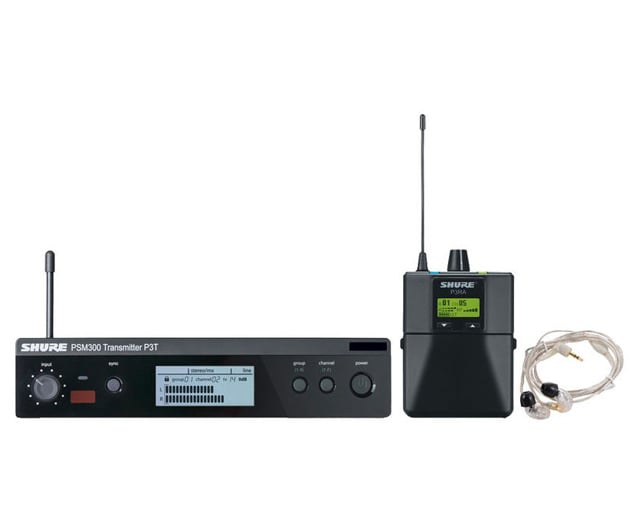 Shure PSM300 Premium SE215 L19 630Mhz-654Mhz In Ear Wireless System