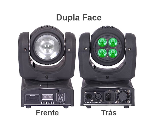 PowerLighting Pocket Wash/Beam Quad Moving Head LED
