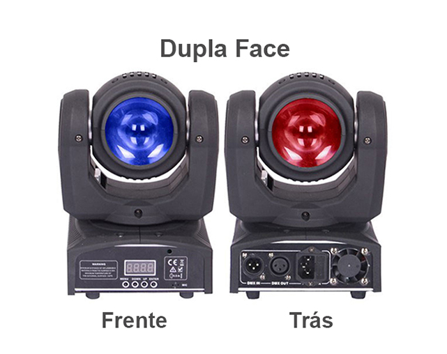 PowerLighting Pocket Beam/Beam Quad Moving Head LED