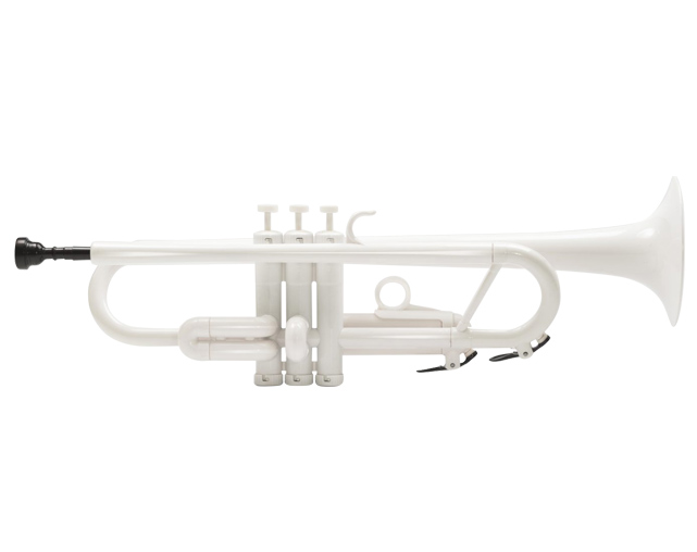 Tromba Plastic Bb Trumpet-white 