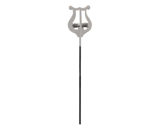 Obrac 1202 Straight Nickel-plated Tuba/Euphonium Marching Music Stand