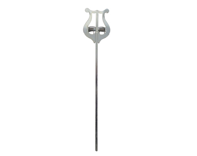 Obrac 1237 Straight Nickel-plated Tuba/Euphonium Marching Music Stand