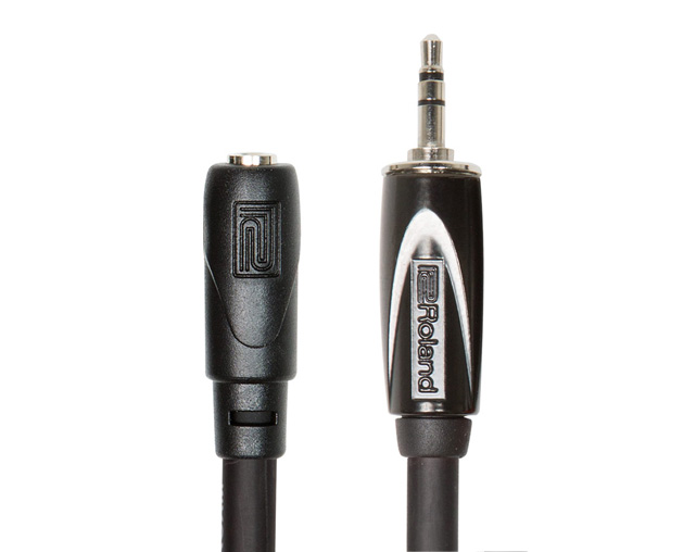 Cable de Audio Roland RHC-25-3535 MJackStM/1MJackStF 7,5mt Negro